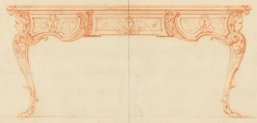 Przycięta elewacja biurka